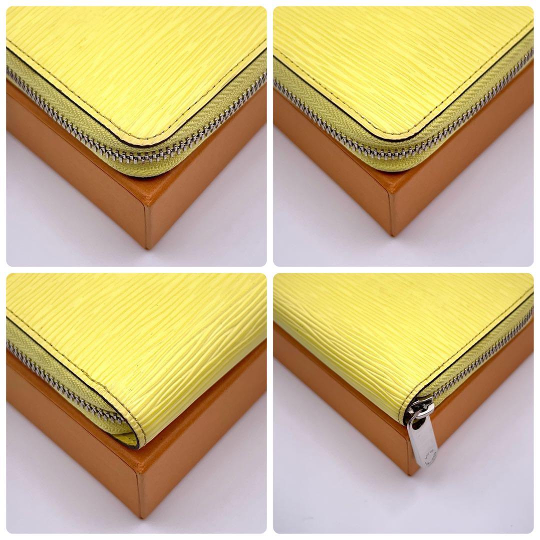 Louis Vuitton Epi Wallet Yellow Newshape Leather — view 9