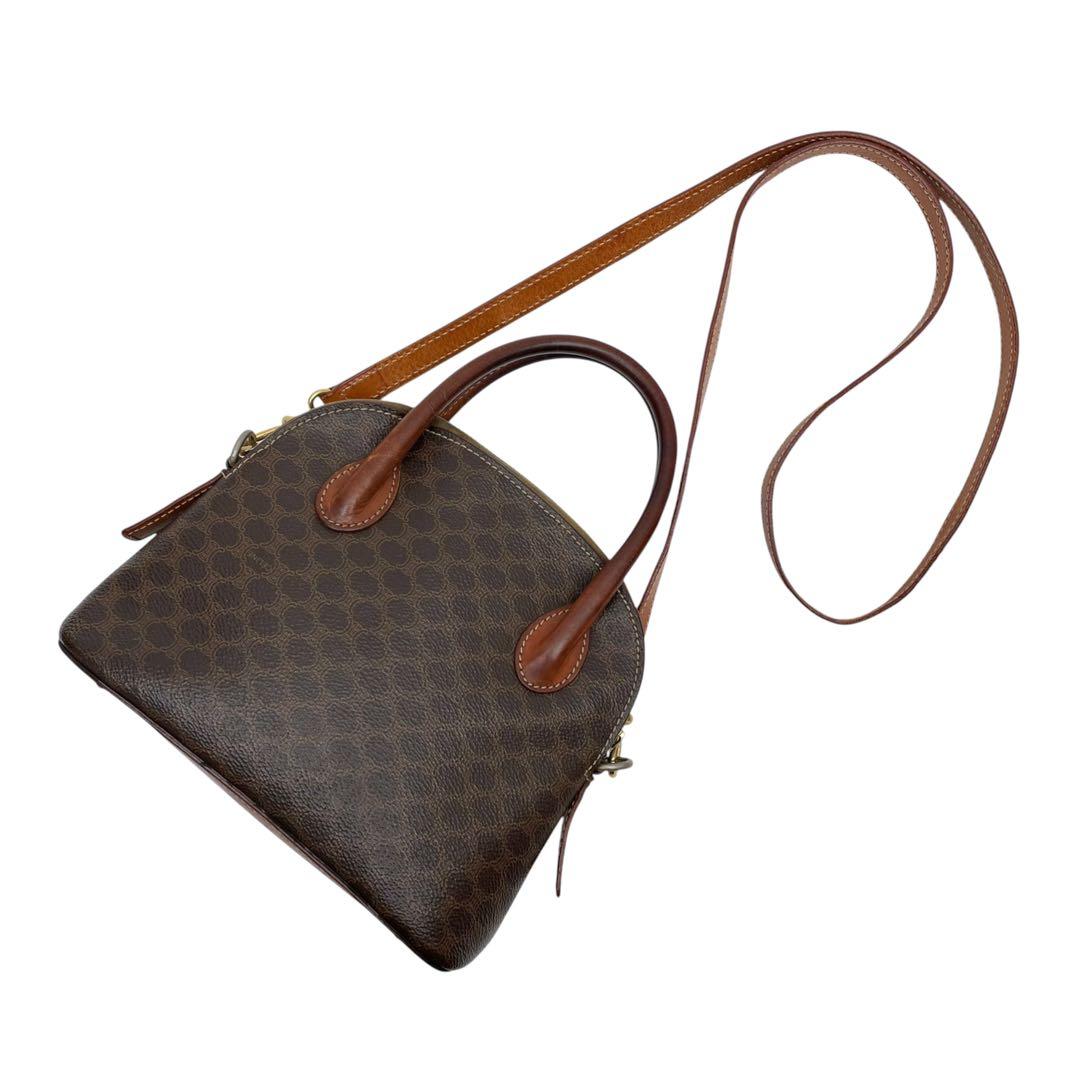 Celine Macadam Leather Triomphe 2-Way Bag — view 3