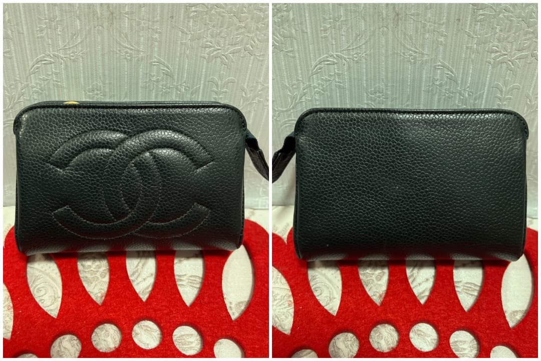 Chanel Caviar Leather Pouch — view 2