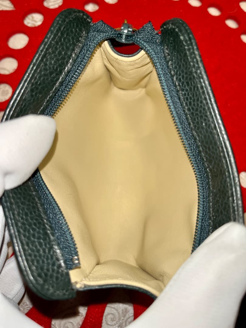 Chanel Caviar Leather Pouch — view 8