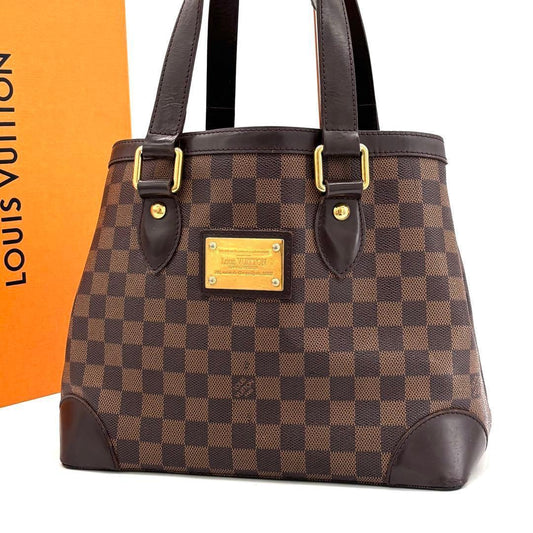 Louis Vuitton Damier Ebene Hampstead PM Tote Brown