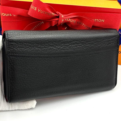 Louis Vuitton Wallet Portefeuille Capucines Taurillon Black — view 2