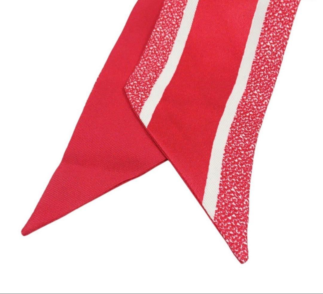 Dior Ribbon Scarf Red — view 4