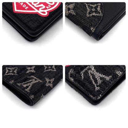Louis Vuitton Monogram Denim Portefeuille Slender NIGO Wallet — view 7