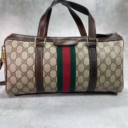 Gucci GG Sherry Line 2-Way Boston Bag Brown — view 3