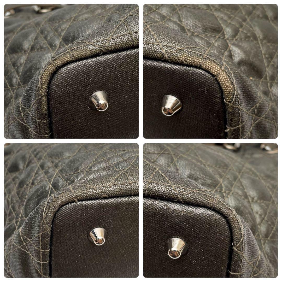 Dior Cannage Tote Denim Metallic — view 5