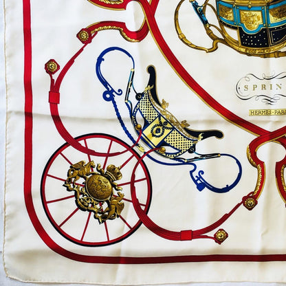 Hermes Carre 90 Spring Springs Scarf with Tags