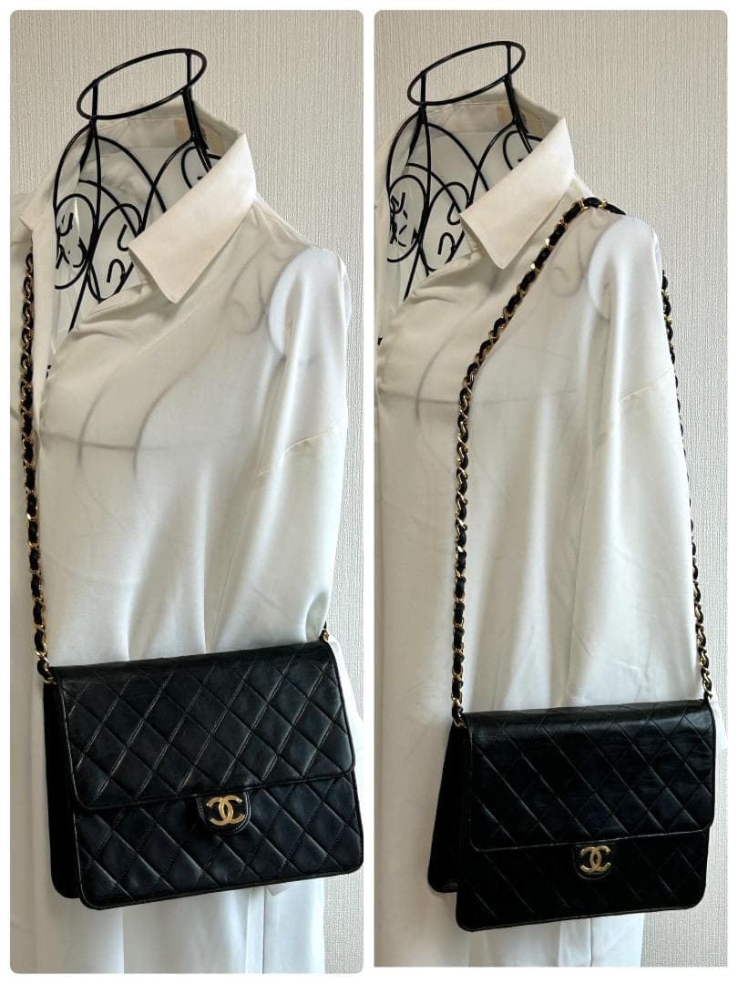 Chanel Quilted Chain Shoulder Bag — view 8