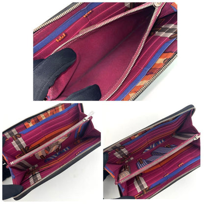 Hermes Azap Long Silk in Wallet Leather Black — view 4
