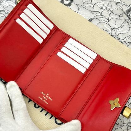 Louis Vuitton Monogram Portefeuille Flower Compact Wallet — view 6