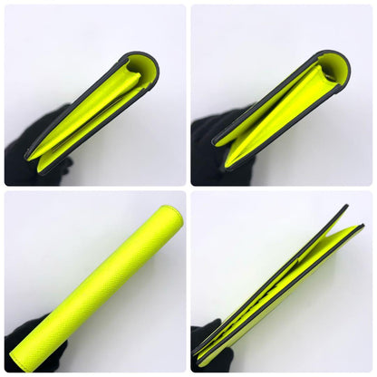 Louis Vuitton Taigarama Portefeuille Brazza Neon Yellow Wallet — view 7