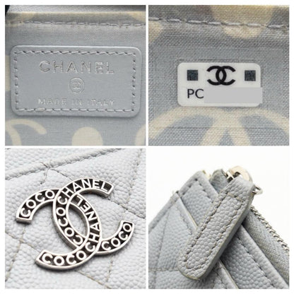 Chanel Fragment Case Quilted Caviar Leather — view 9