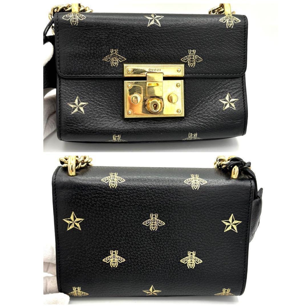 Gucci Che Padlock Star Black Handbag — view 2