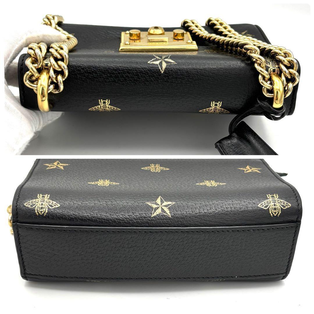 Gucci Che Padlock Star Black Handbag — view 4