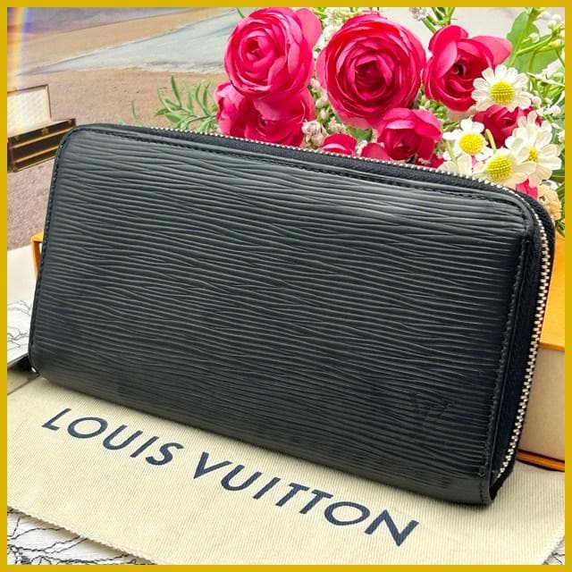 Louis Vuitton Epi Zippy Wallet Noir