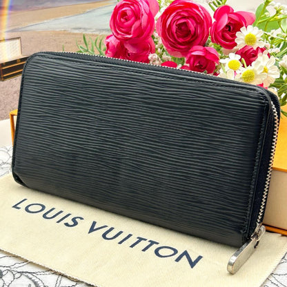 Louis Vuitton Epi Zippy Wallet Noir — view 2