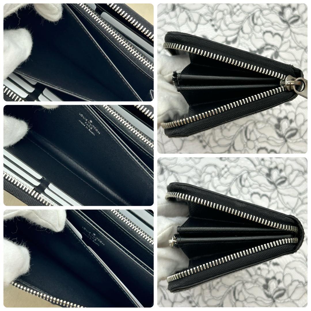 Louis Vuitton Epi Zippy Wallet Noir — view 8