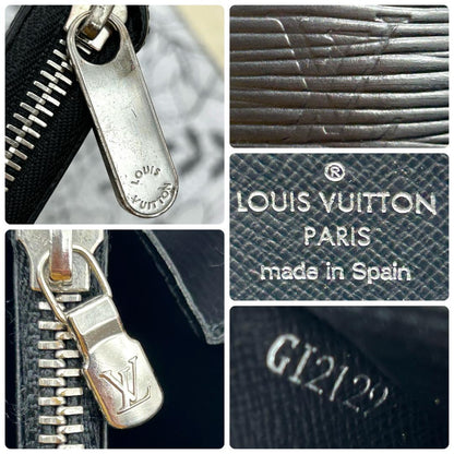 Louis Vuitton Epi Zippy Wallet Noir — view 9