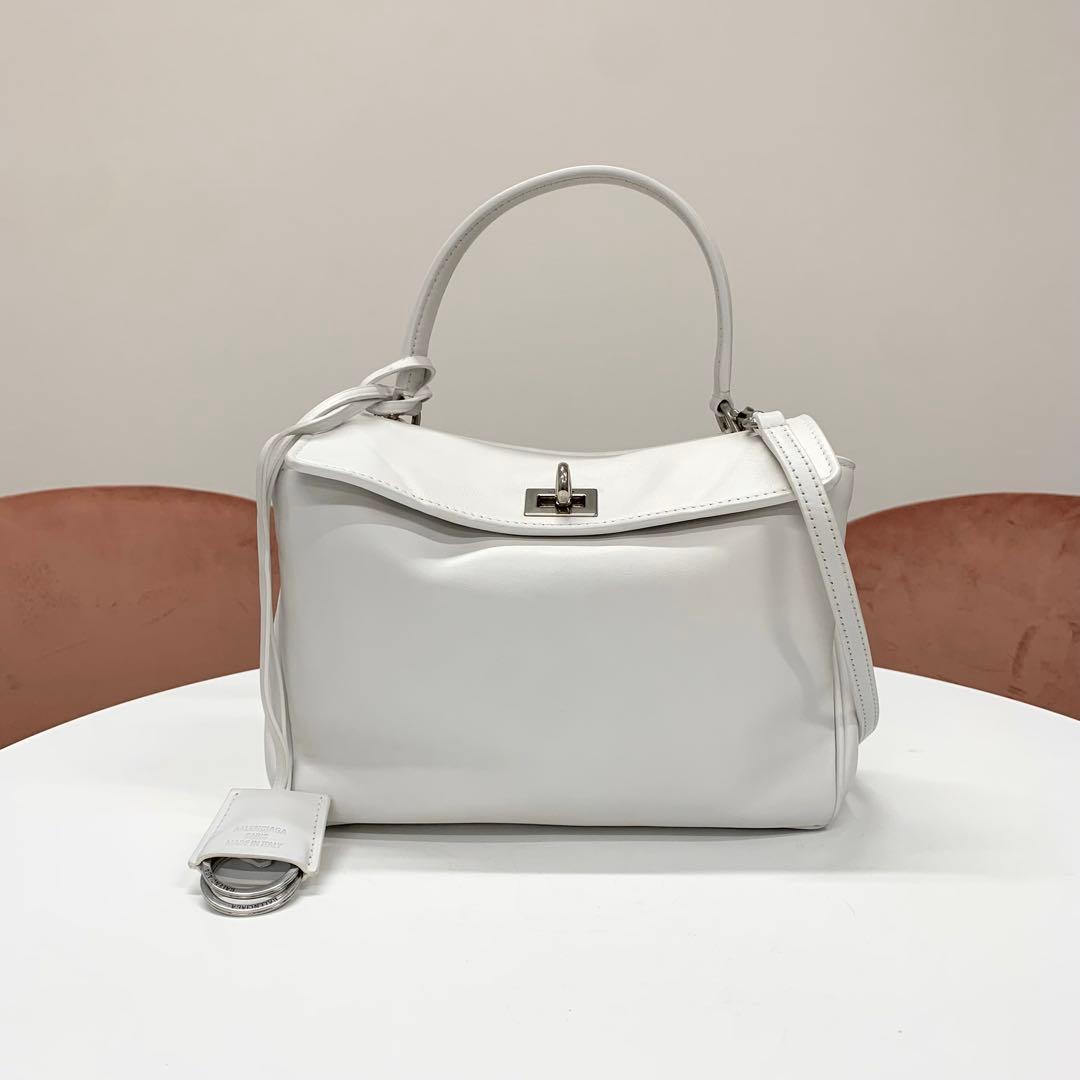 Balenciaga Rodeo Mini Handbag Smooth Calfskin Turnlock