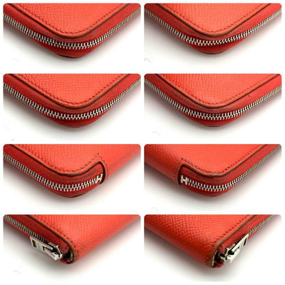 Hermes Orange Azap Long Silk in Wallet — view 6
