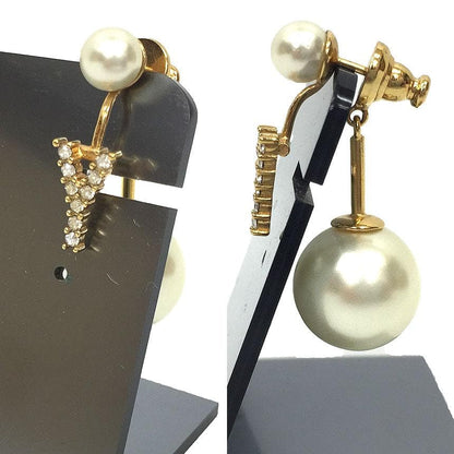 Dior Initial Pearl Y Tribal Single Earrings Aq10848