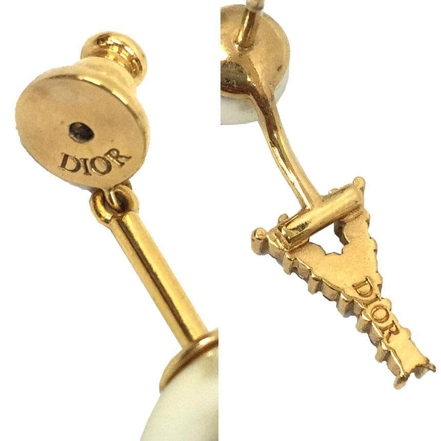 Dior Initial Pearl Y Tribal Single Earrings Aq10848