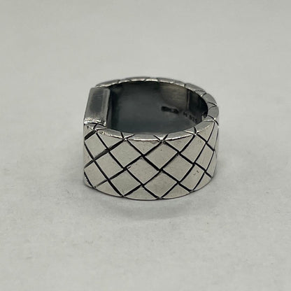 Bottega Veneta Intrecciato Oxidized Ring