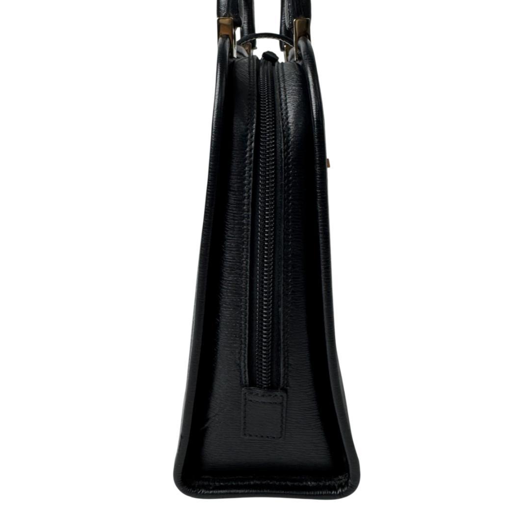 Gucci Jackie Handbag Leather Black Gold — view 5