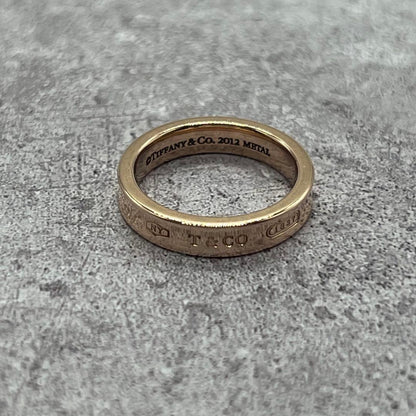 Tiffany & Co Narrow Ring Gold Rubedo