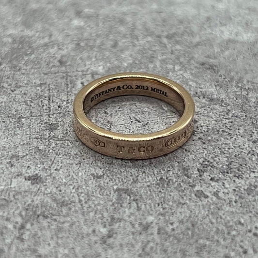 Tiffany & Co Narrow Ring Gold Rubedo