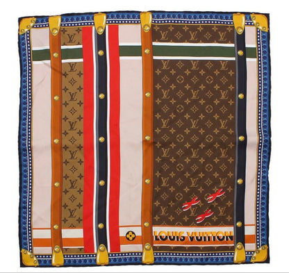 Louis Vuitton New Carre 45 Trunk in Love Silk Scarf