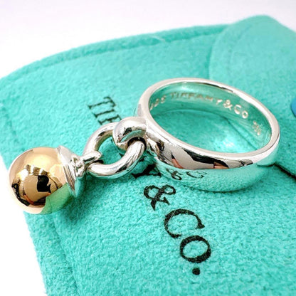 Tiffany & Co Ball Dangle Combi 85 Silver 18K