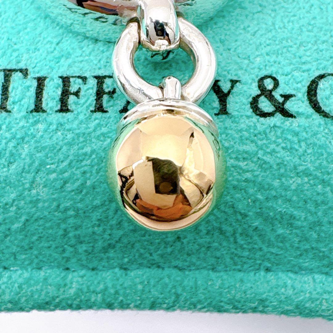 Tiffany & Co Ball Dangle Combi 85 Silver 18K
