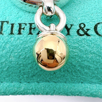 Tiffany & Co Ball Dangle Combi 85 Silver 18K