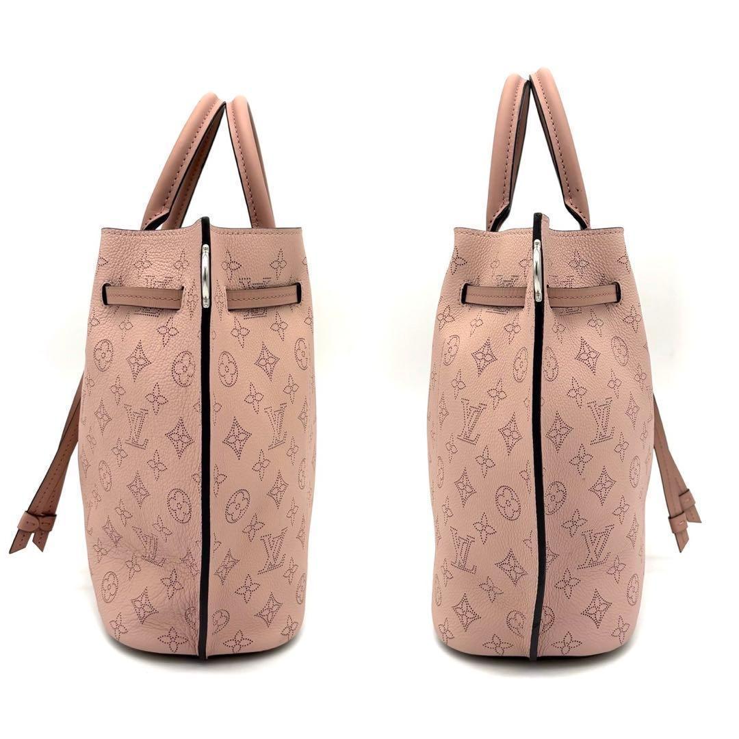 Louis Vuitton Mahina Girolatta Magnolia Handbag Pink — view 5