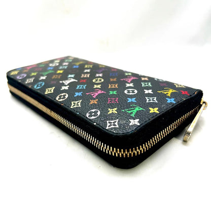 Louis Vuitton Monogram Multicolor Zippy Wallet Takashi Murakami Noir