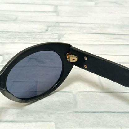 Chanel Sunglasses Black CC Logo Gold Wellington Eyewear — view 5