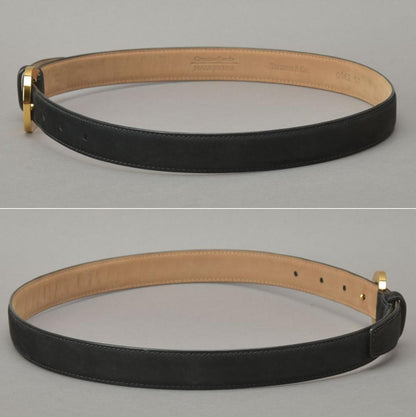Tiffany & Co Logo Buckle Belt 65 75 Black — view 3