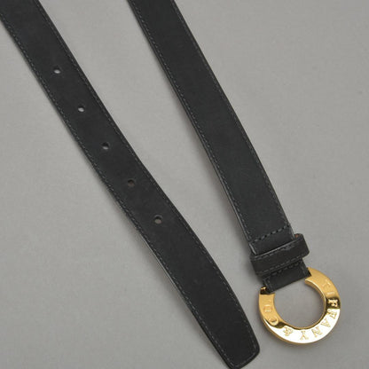 Tiffany & Co Logo Buckle Belt 65 75 Black — view 5