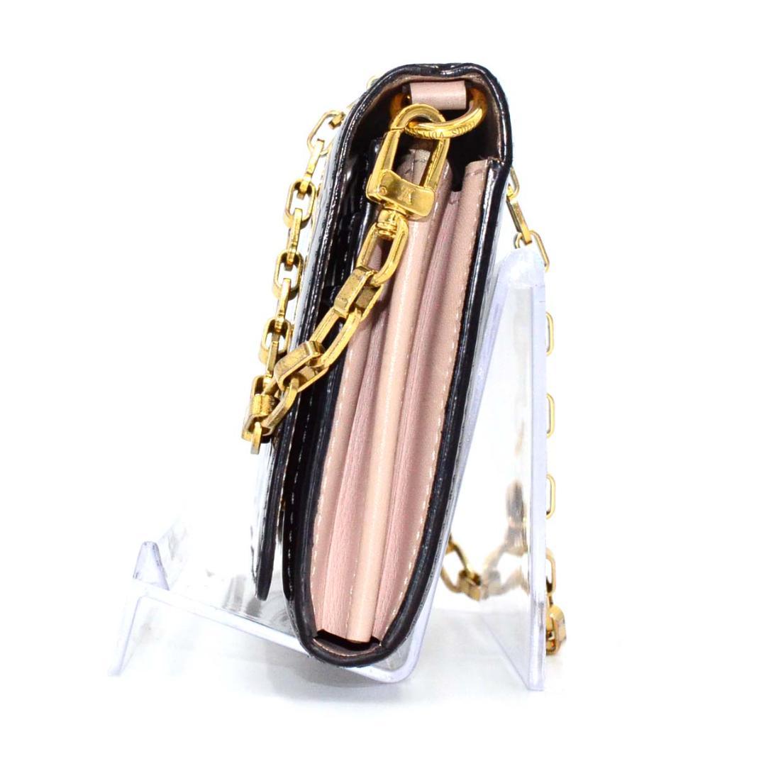 Louis Vuitton Portefeuille Sarah Chain Vernis Flat