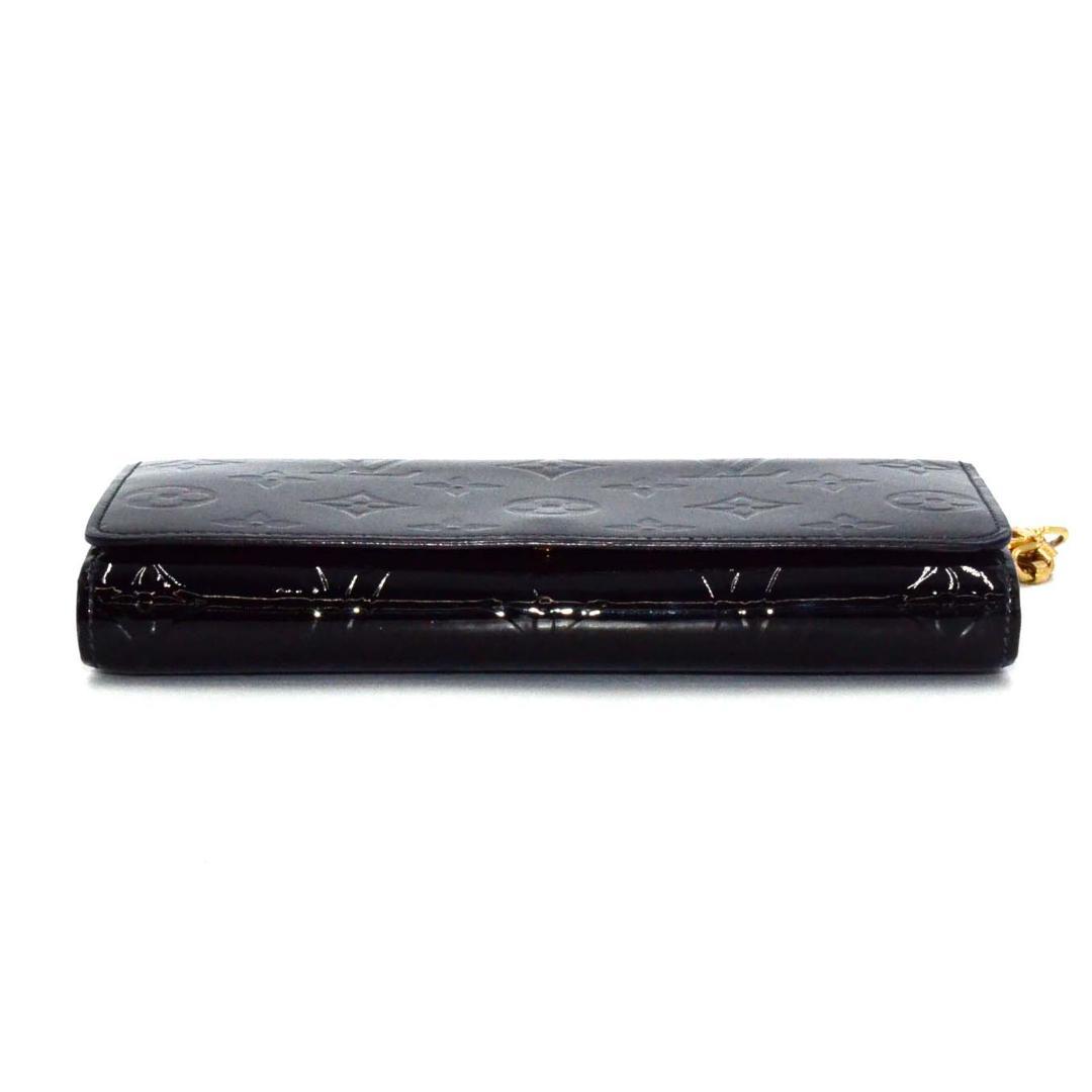 Louis Vuitton Portefeuille Sarah Chain Vernis Flat