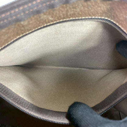 Gucci GG Sherry Line Boston Bag Brown Leather — view 6