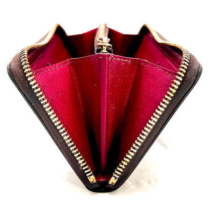 Louis Vuitton Monogram Portefeuille Clemence Fuchsia Wallet