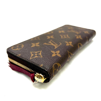 Louis Vuitton Monogram Portefeuille Clemence Fuchsia Wallet