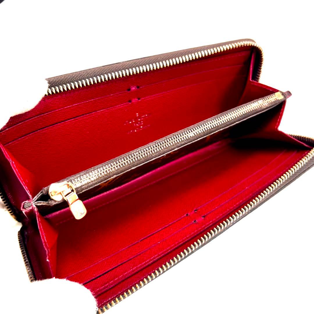 Louis Vuitton Monogram Portefeuille Clemence Fuchsia Wallet