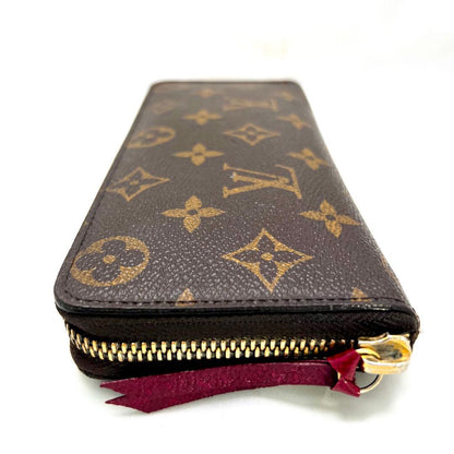 Louis Vuitton Monogram Portefeuille Clemence Fuchsia Wallet