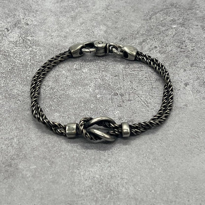 Tiffany & Co Double Rope Center Knot Bracelet