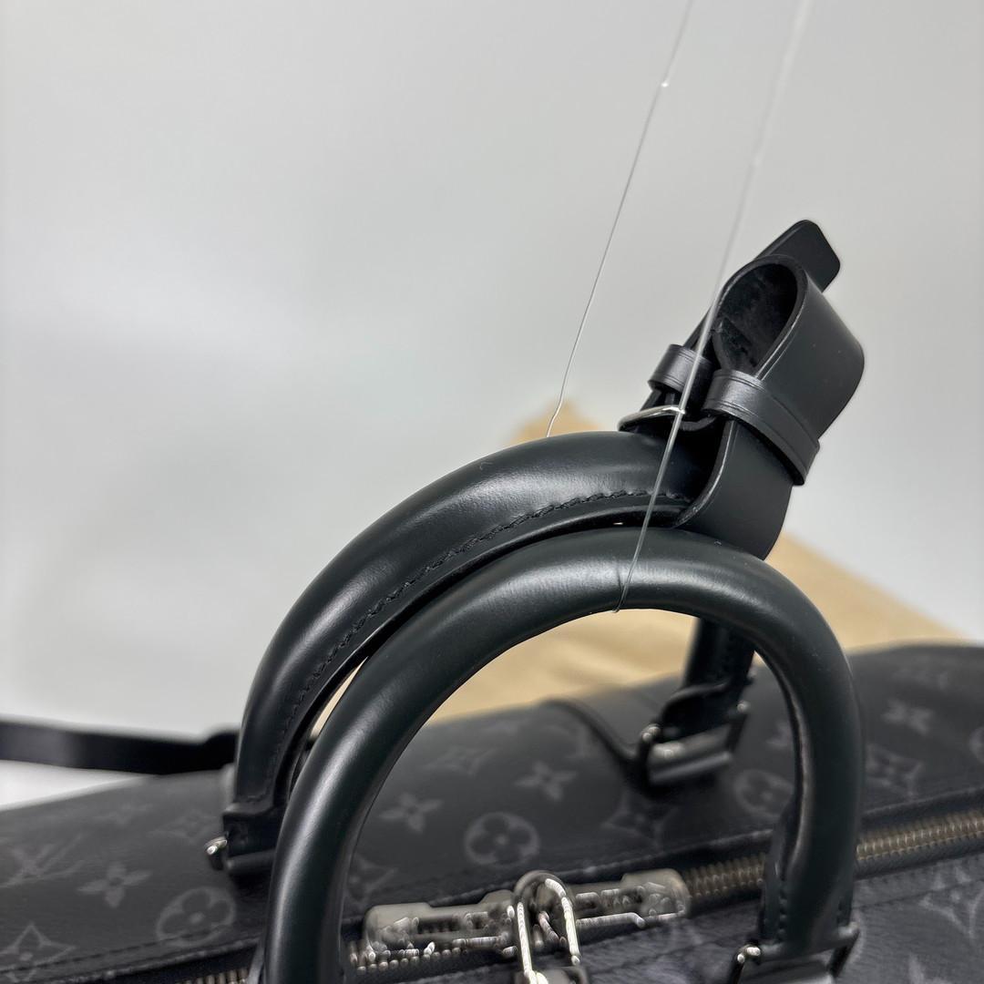 Louis Vuitton Monogram Eclipse Keepall 45 Boston — view 6