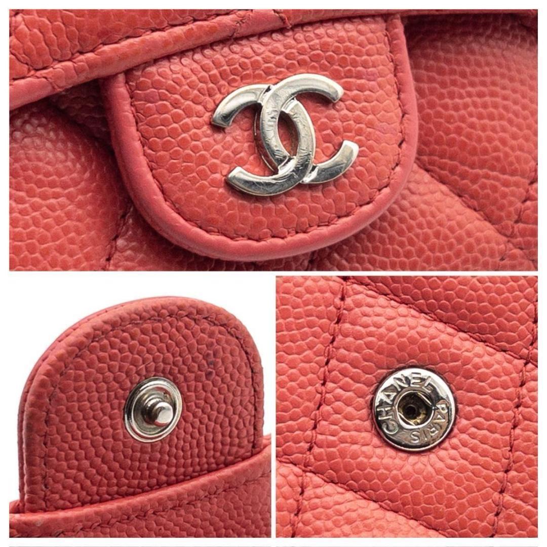 Chanel Timeless Classic Trifold Wallet Caviar Leather — view 6