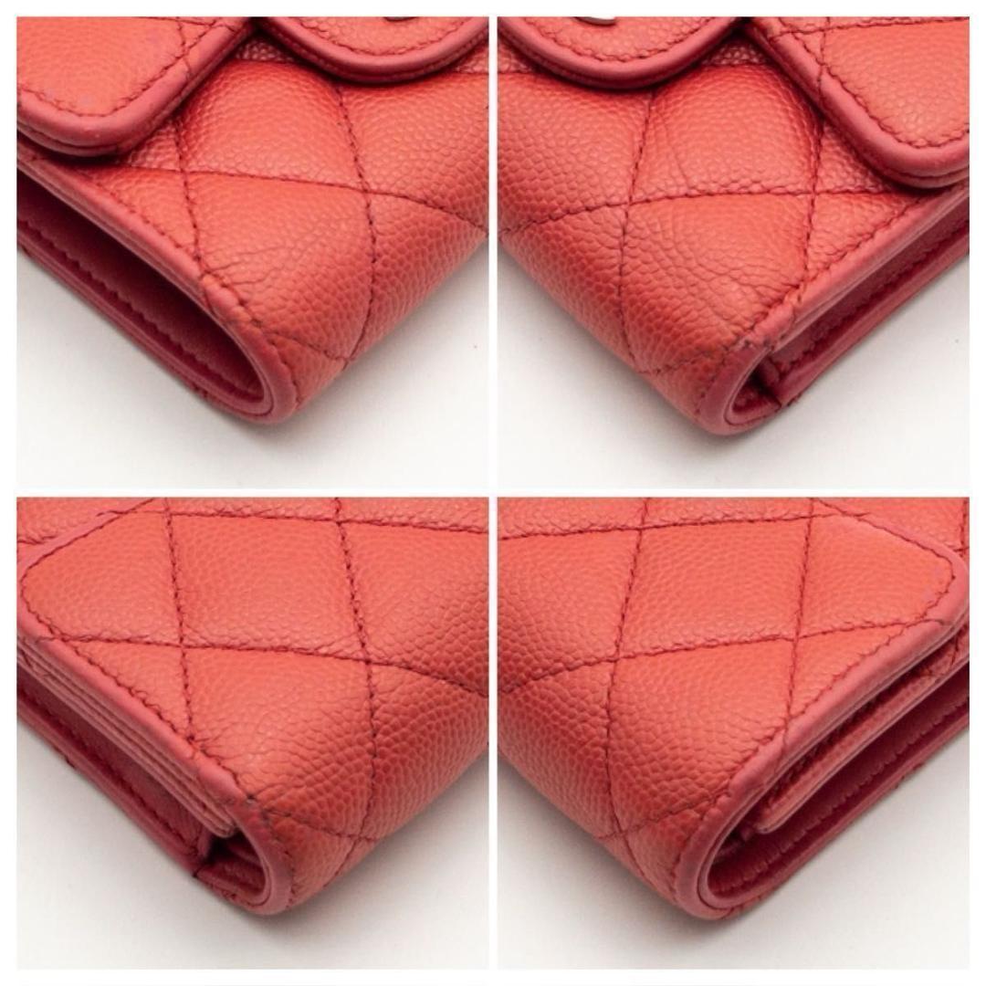 Chanel Timeless Classic Trifold Wallet Caviar Leather — view 8